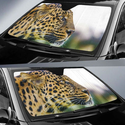 Leopard Zoo Big Cat Hd Car Sun Shade