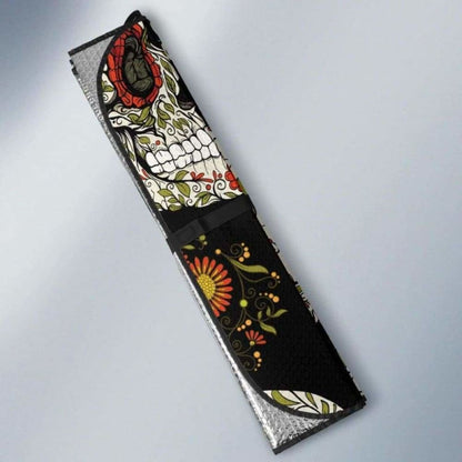 Sugar Skull Car Auto Sun Shade
