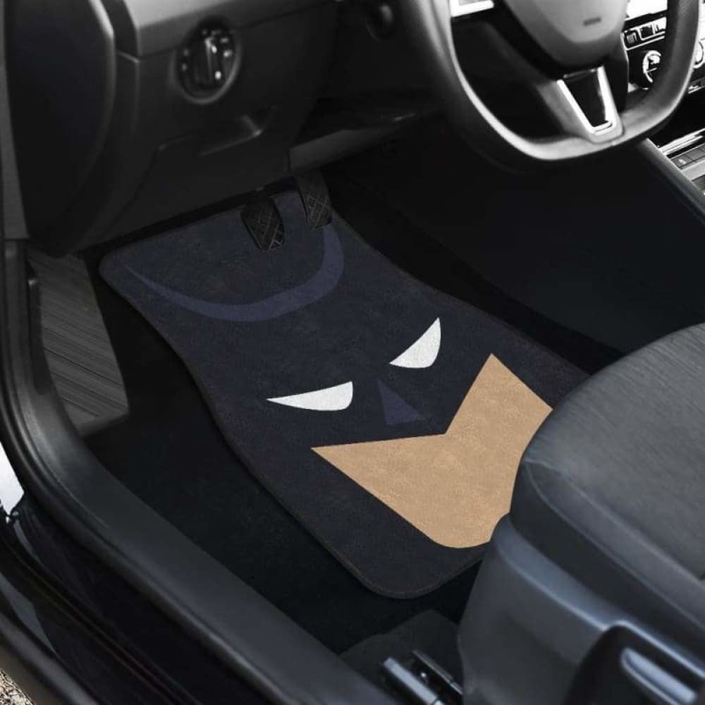 Batman Stupid Face Cartoon Car Floor Mats
