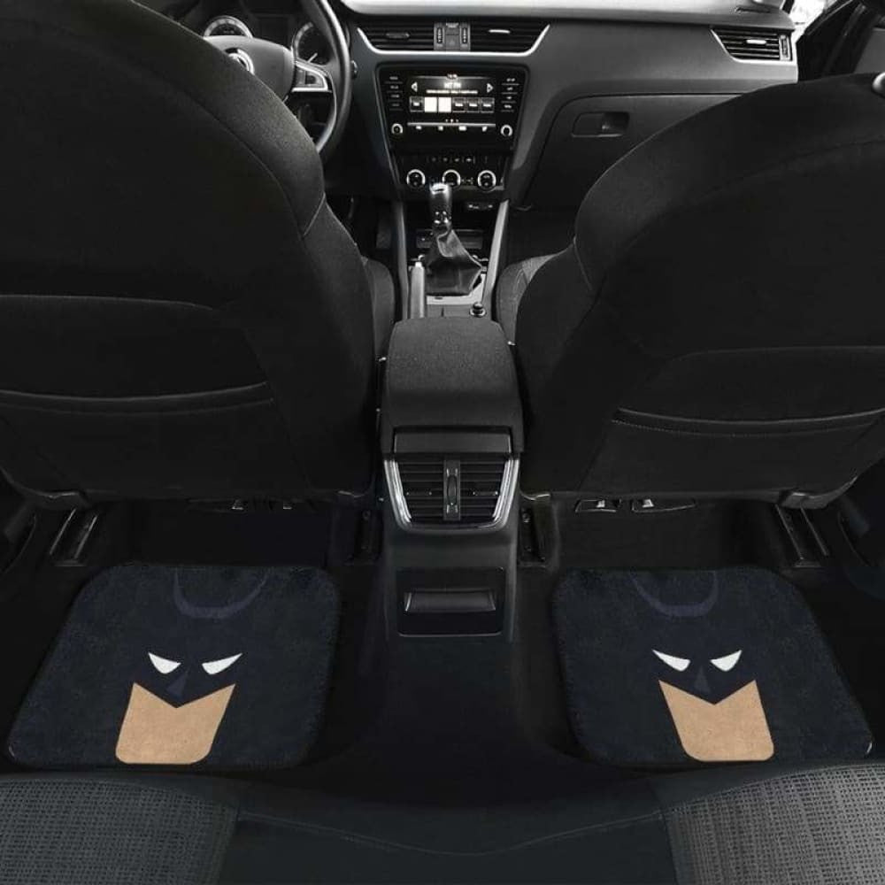 Batman Stupid Face Cartoon Car Floor Mats