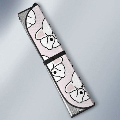 Cute French Bulldog Pattern Car Auto Sun Shades