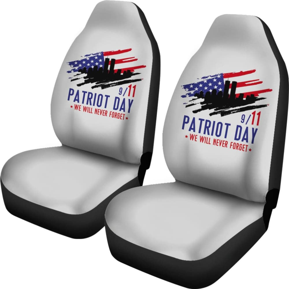 . Patriot Day We Will Never Forget Car Seat Covers