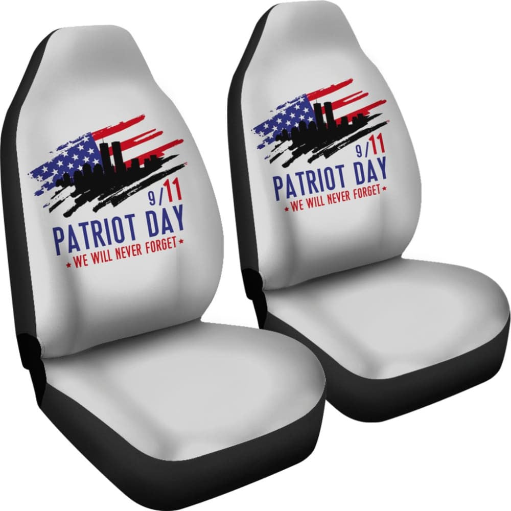 . Patriot Day We Will Never Forget Car Seat Covers