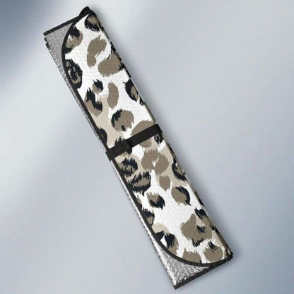 Leopard Skin Print Pattern Car Auto Sun Shades