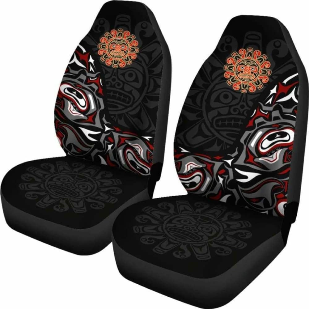 Car Seat Covers Haida Sun Tattoo