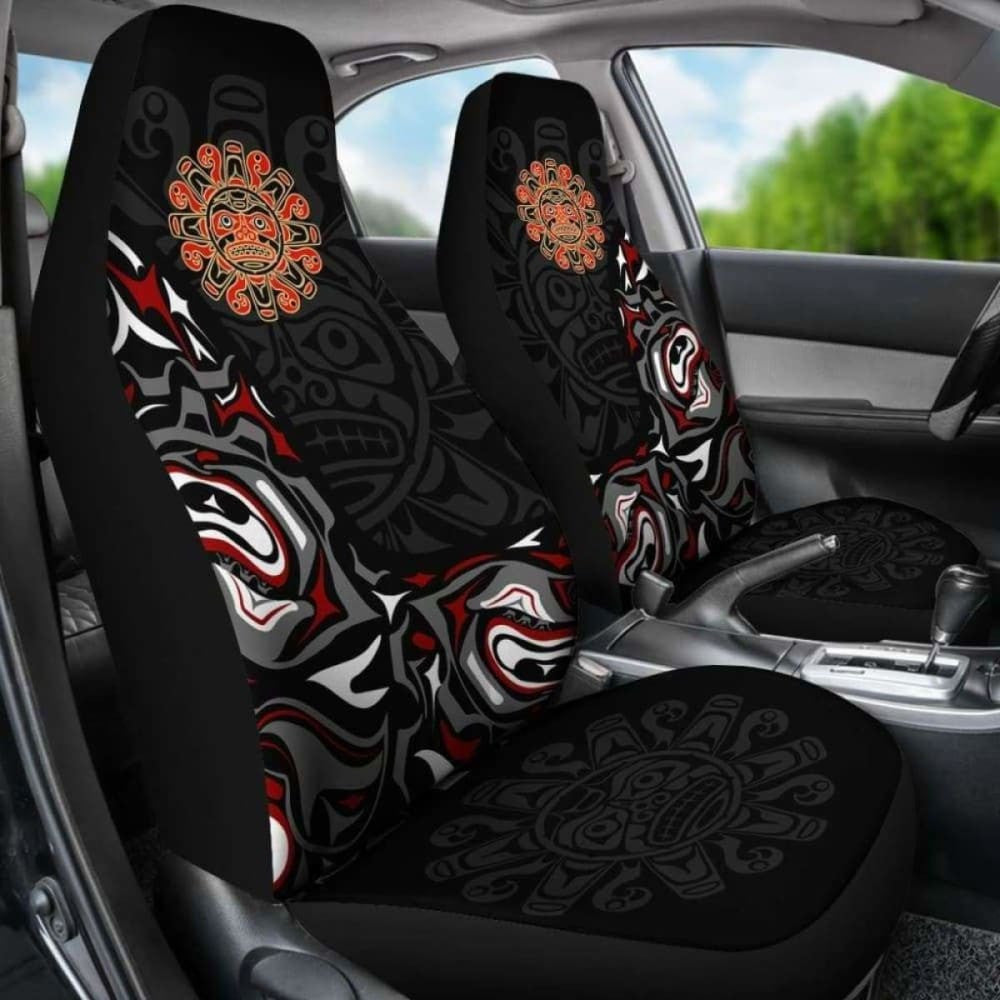 Car Seat Covers Haida Sun Tattoo