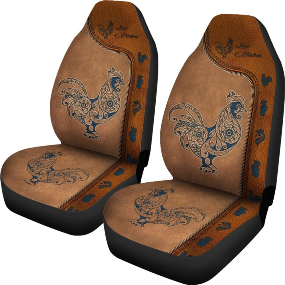Chicken Leather Car Seat Covers