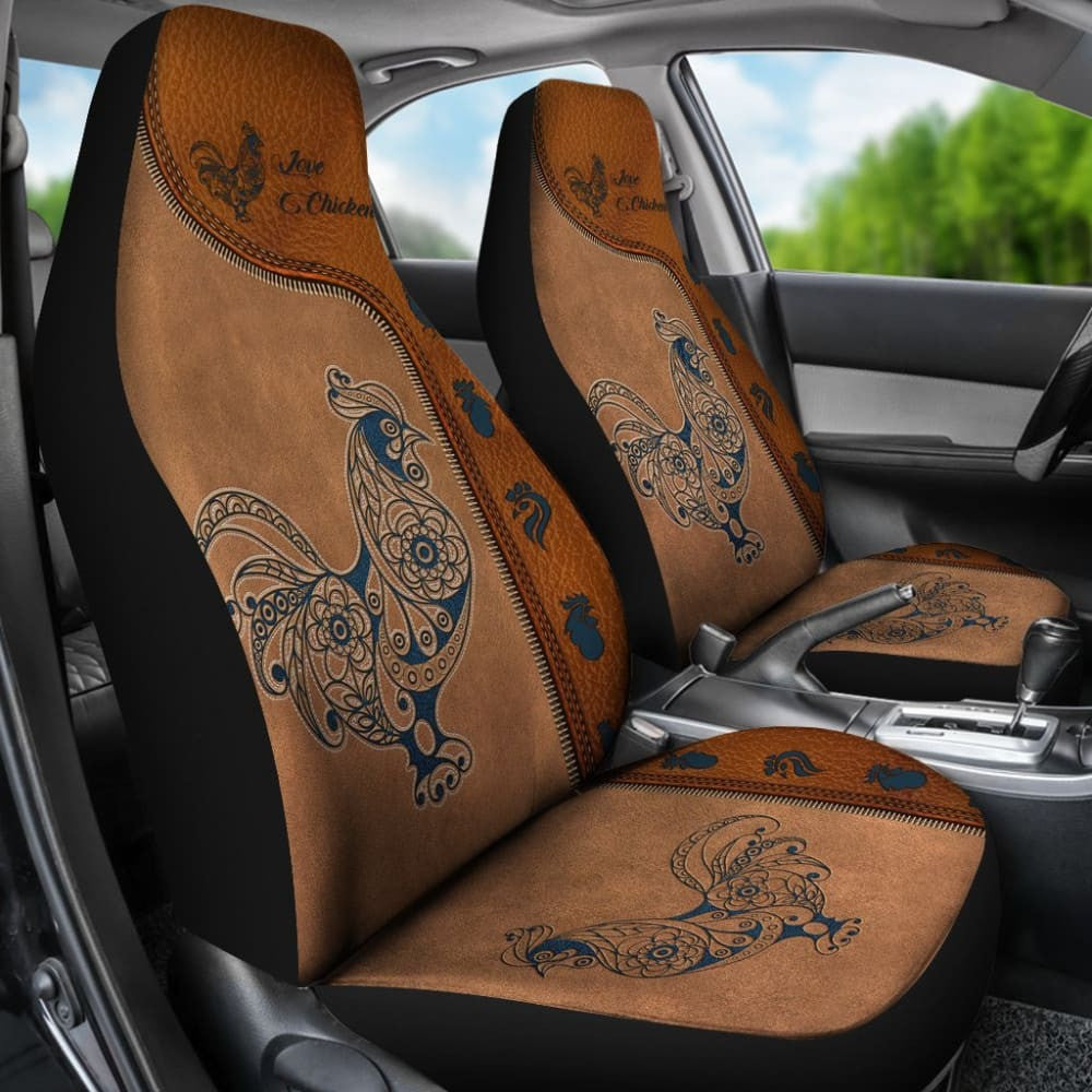 Chicken Leather Car Seat Covers