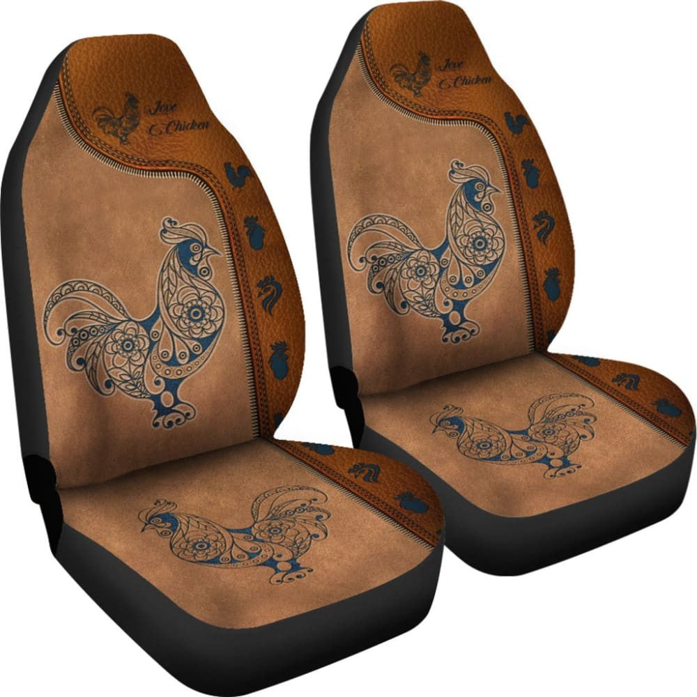 Chicken Leather Car Seat Covers