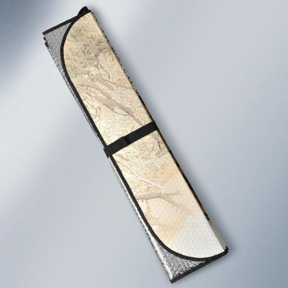 Tiger Cub Snow WinterK Car Sun Shade