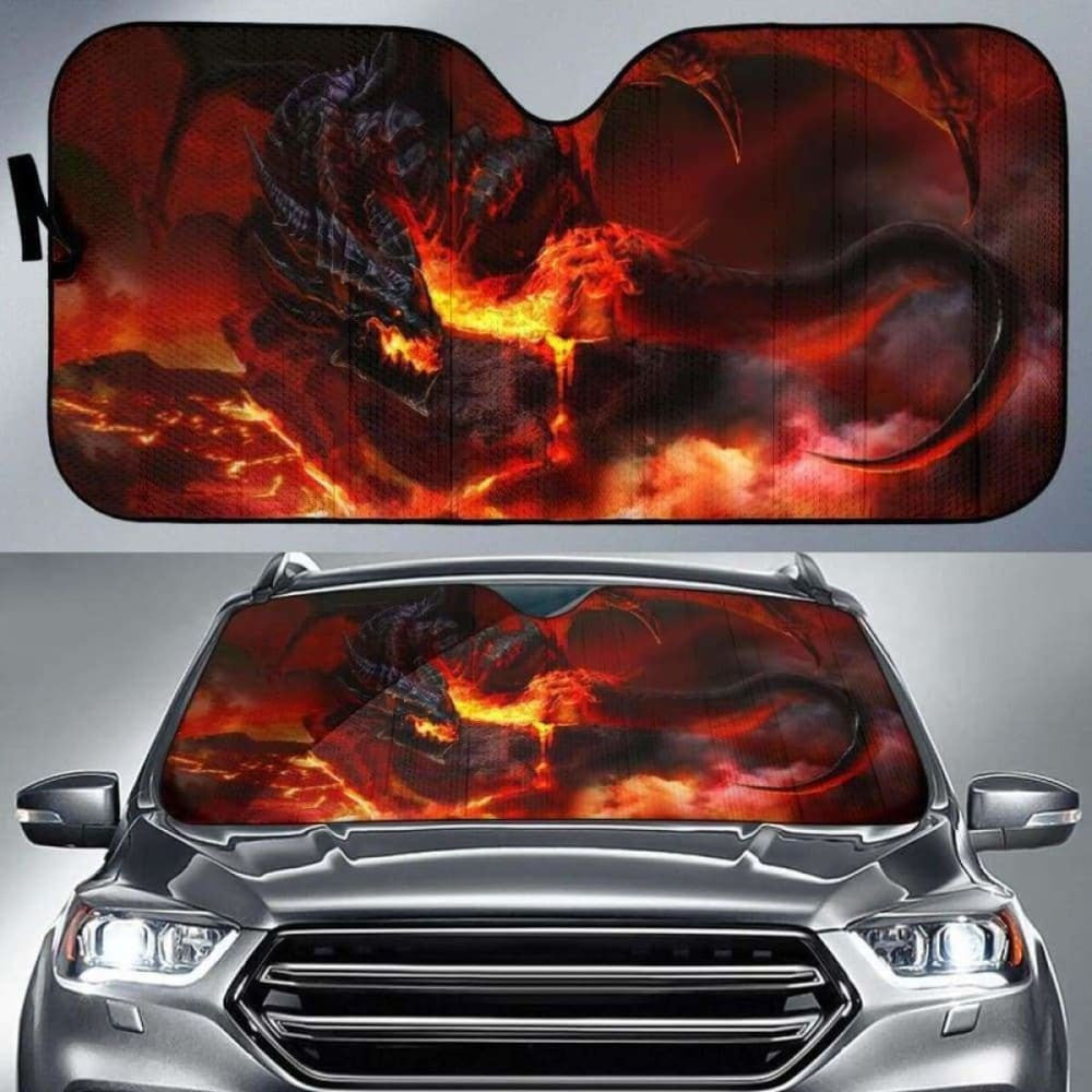 Dragon Fire Car Auto Sun Shades