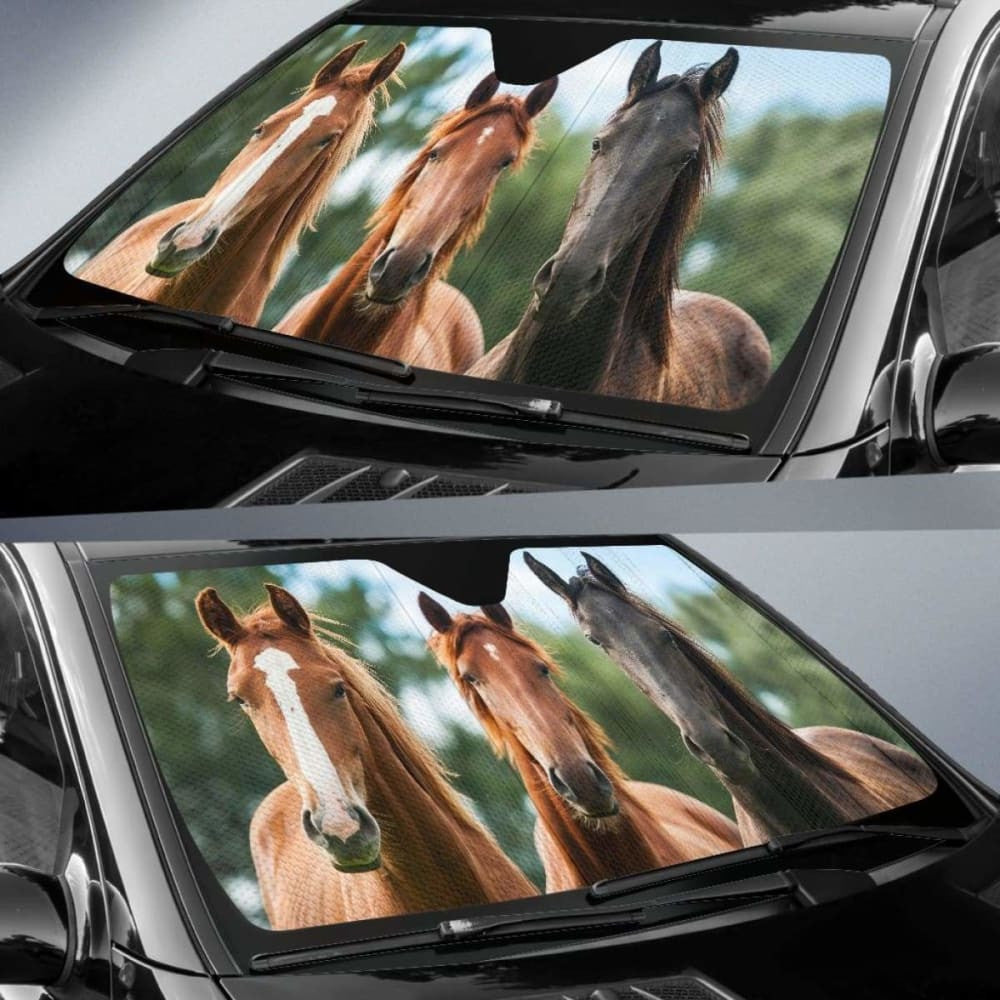 Auto Sun Shades - Horse