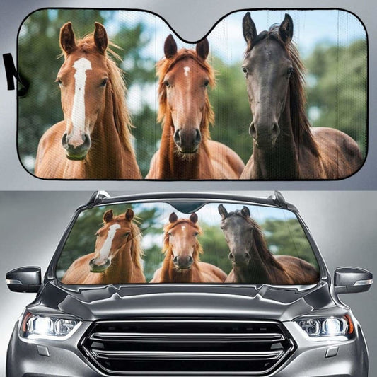 Auto Sun Shades - Horse