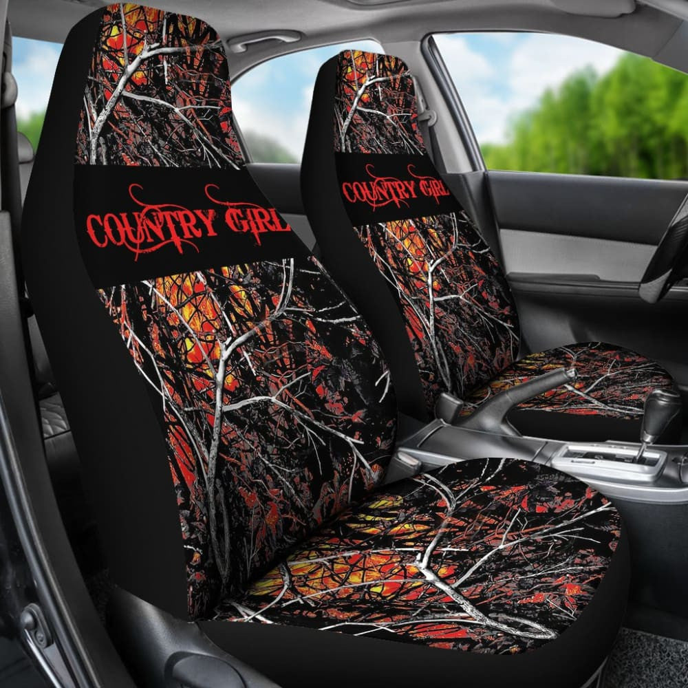 Wildfire Camouflage Country Girl Car Seat Covers