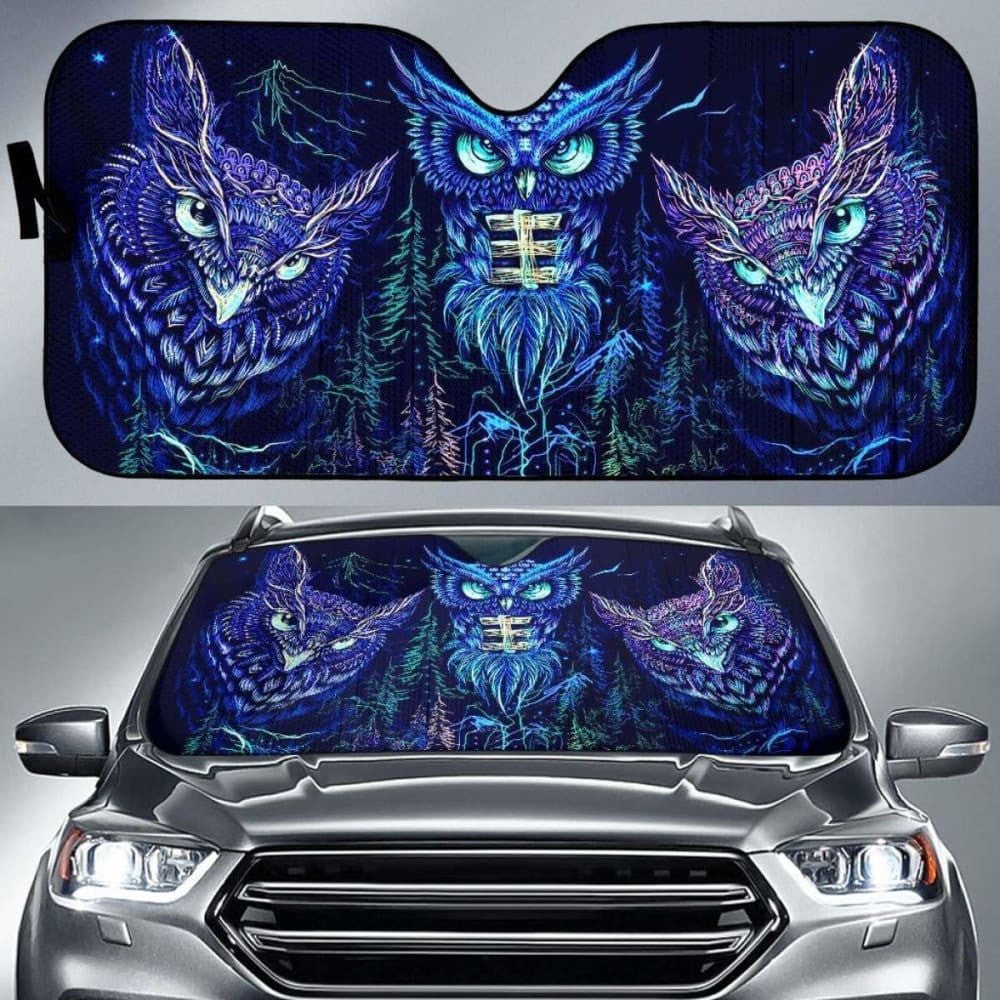 Owl Mystical Animal Car Sun Shades Amazing Gift