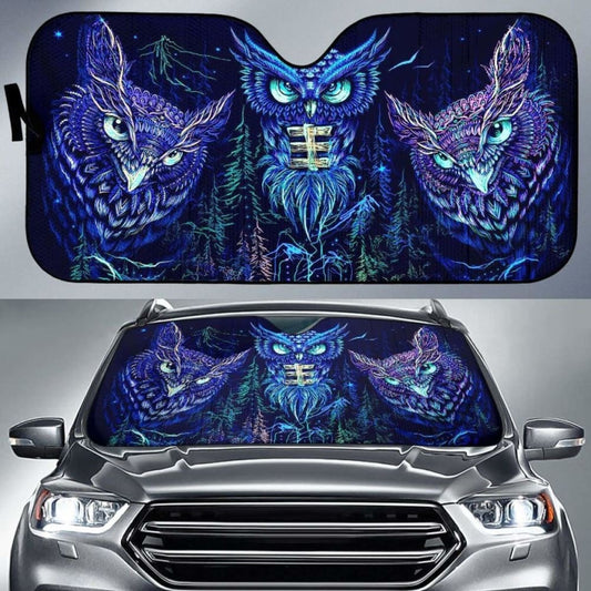 Owl Mystical Animal Car Sun Shades Amazing Gift