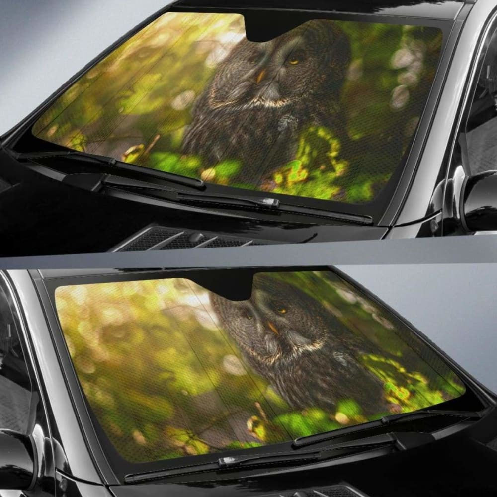 Owl Forest HdK Car Sun Shade