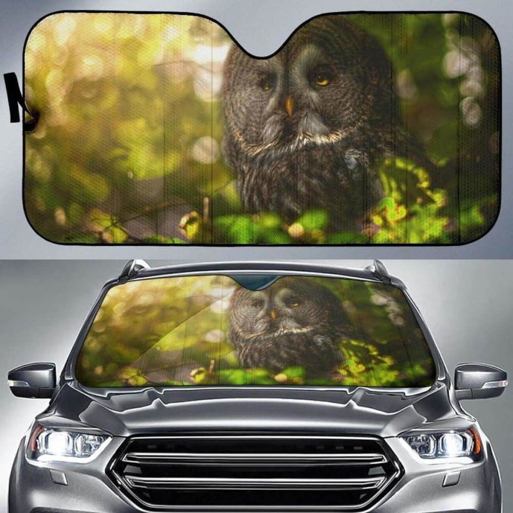 Owl Forest HdK Car Sun Shade