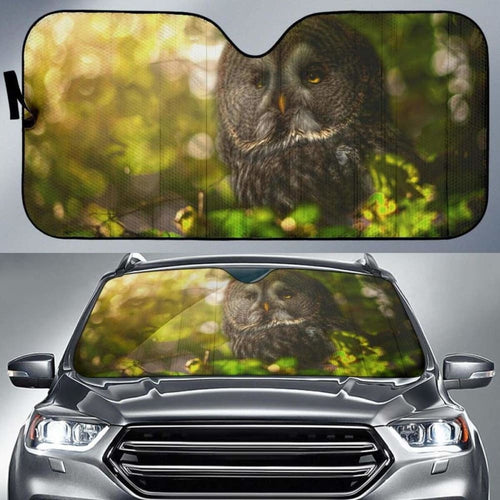 Owl Forest HdK Car Sun Shade