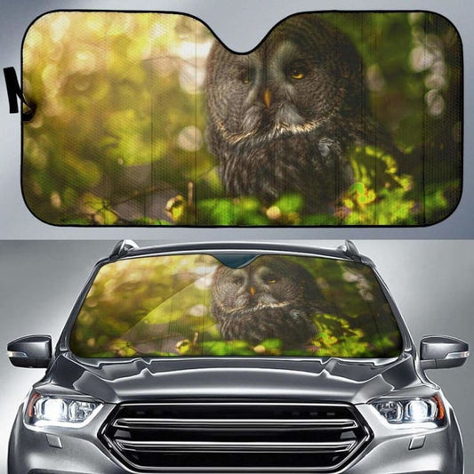 Owl Forest HdK Car Sun Shade