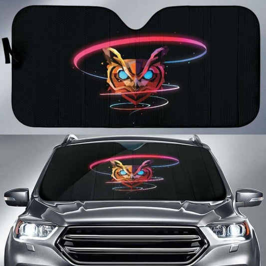Art Owl Car Auto Sun Shades