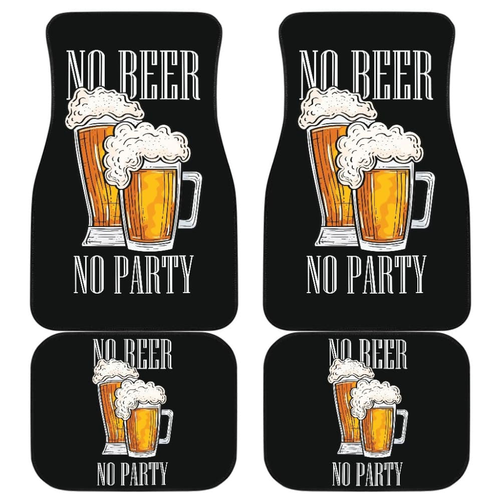 No Beer, No Party Car Floor Mats