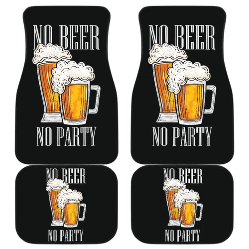 No Beer, No Party Car Floor Mats