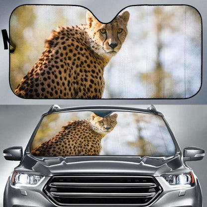 Cheetah Big Cat HdK Car Sun Shade