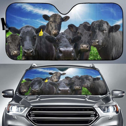 Auto Sun Shades - Cow