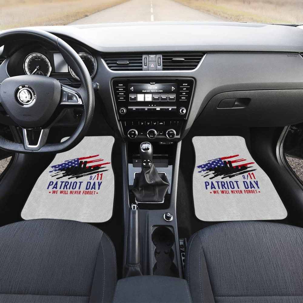 . Patriot Day We Will Never Forget Car Floor Mats