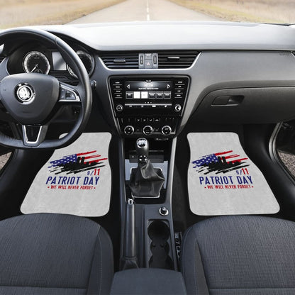 . Patriot Day We Will Never Forget Car Floor Mats