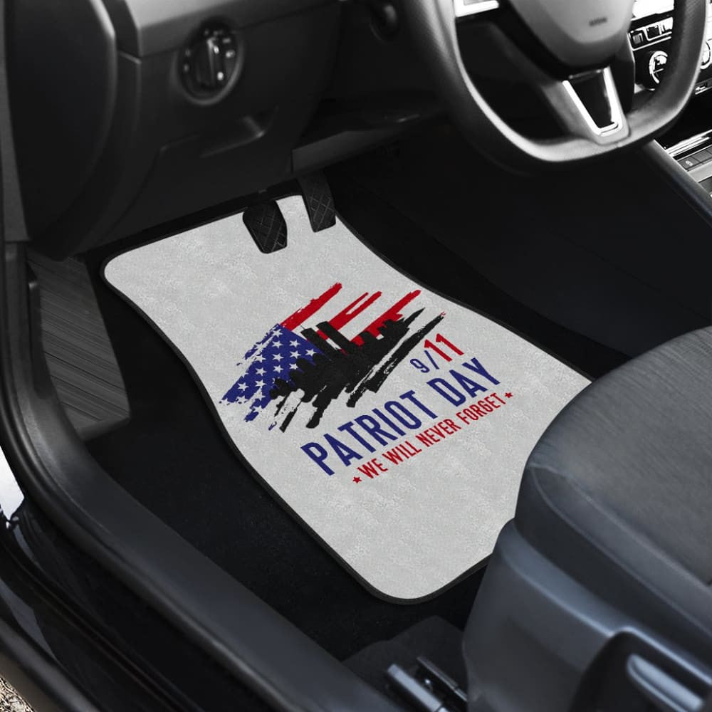. Patriot Day We Will Never Forget Car Floor Mats