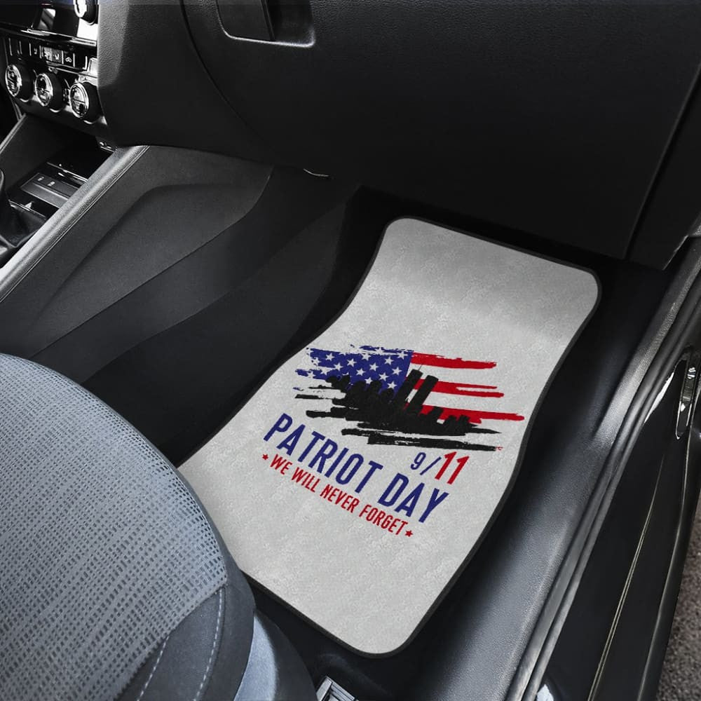 . Patriot Day We Will Never Forget Car Floor Mats