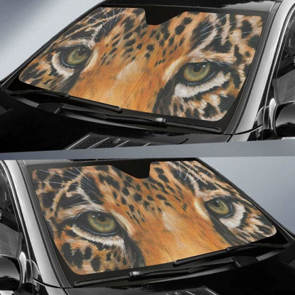 Car Sun Shade Leopard Eyes