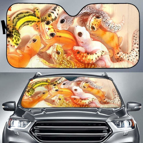 Bp Leopard Gecko Art Car Sun Shade