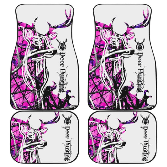 Muddy Purple Camouflage Deer Hunting Car Floor Mats