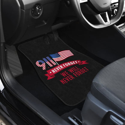 Amazing Gift Idea . Never Forget We Will Never Forget Car Floor Mats