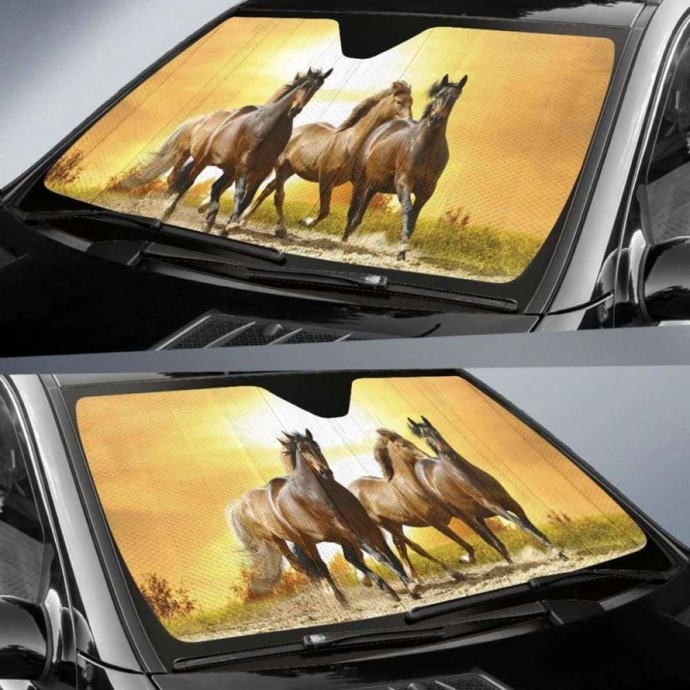 Wild Horse Car Sun Shades