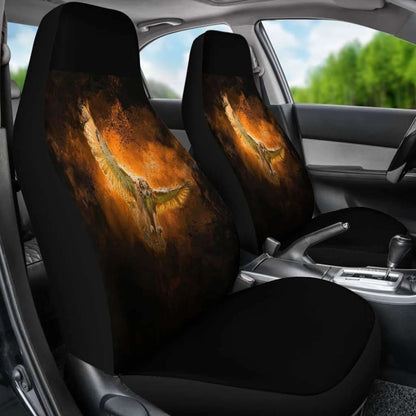 Owl & Fire Art Car Seat Covers Amazing Gift Ideas