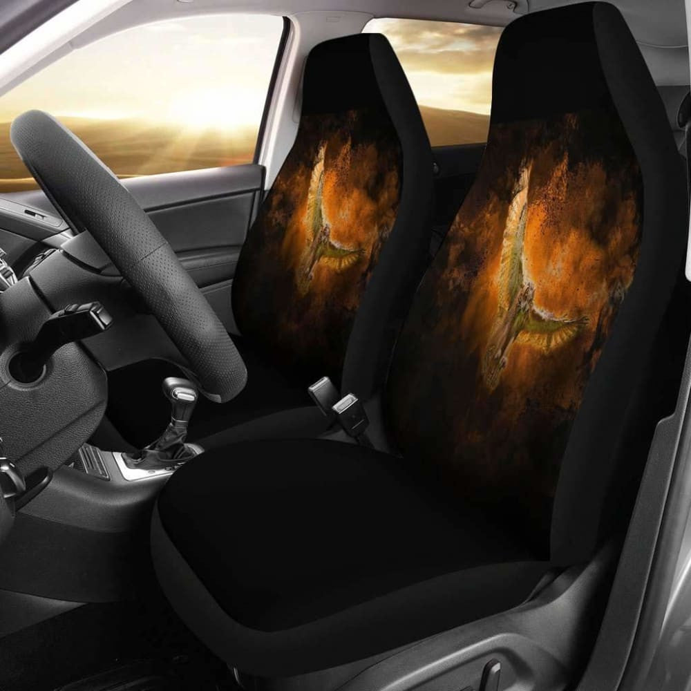 Owl & Fire Art Car Seat Covers Amazing Gift Ideas