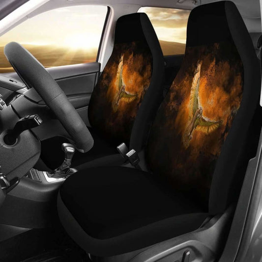 Owl & Fire Art Car Seat Covers Amazing Gift Ideas
