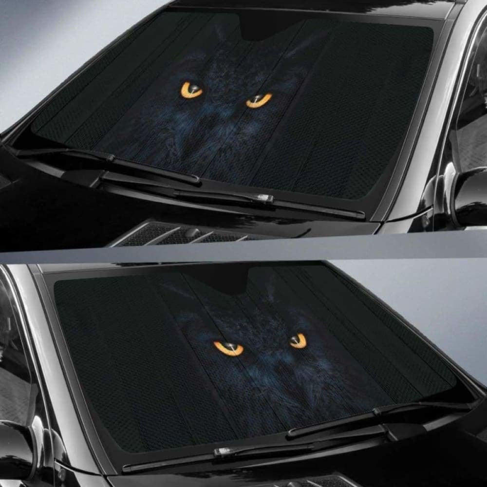 Night Owl Eyes Car Auto Sun Shades