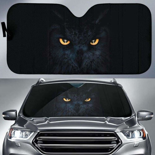 Night Owl Eyes Car Auto Sun Shades