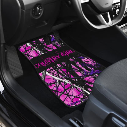 Camouflage Country Girl Car Floor Mats