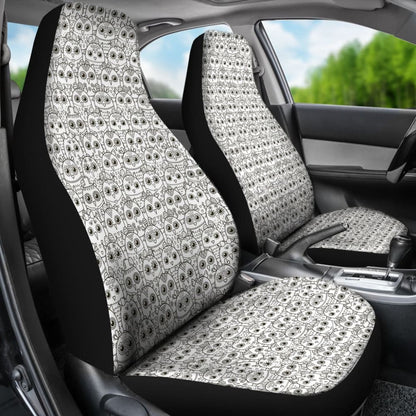 Pattern Owl Doodle Car Seat Covers Amazing Gift