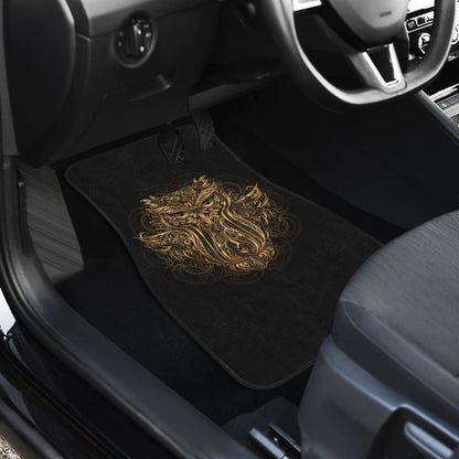 Mandala Owl Car Mat