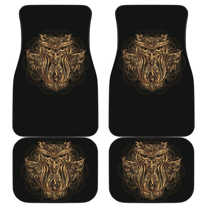 Mandala Owl Car Mat