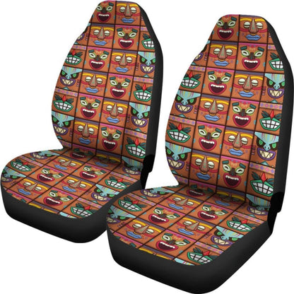 Hawaii Tiki God Car Seat Covers