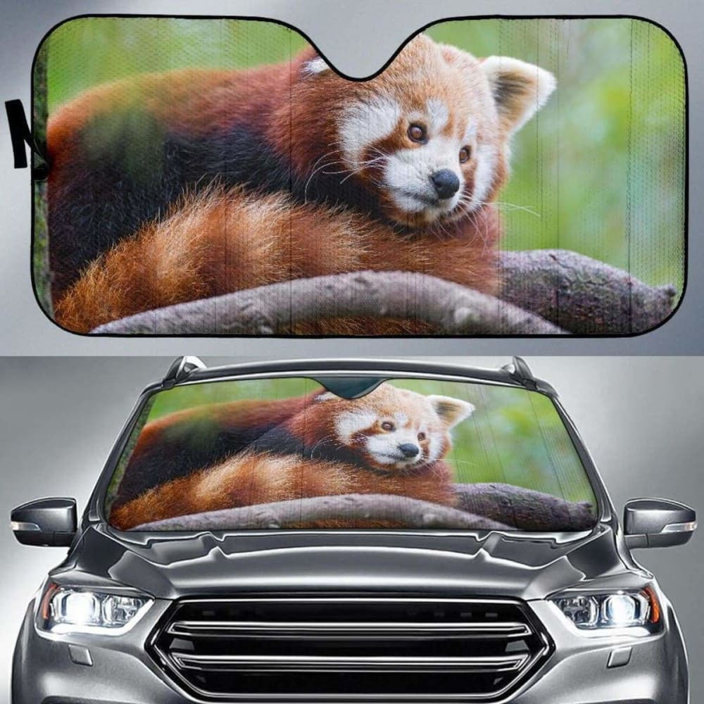 Red PandaK Car Sun Shade