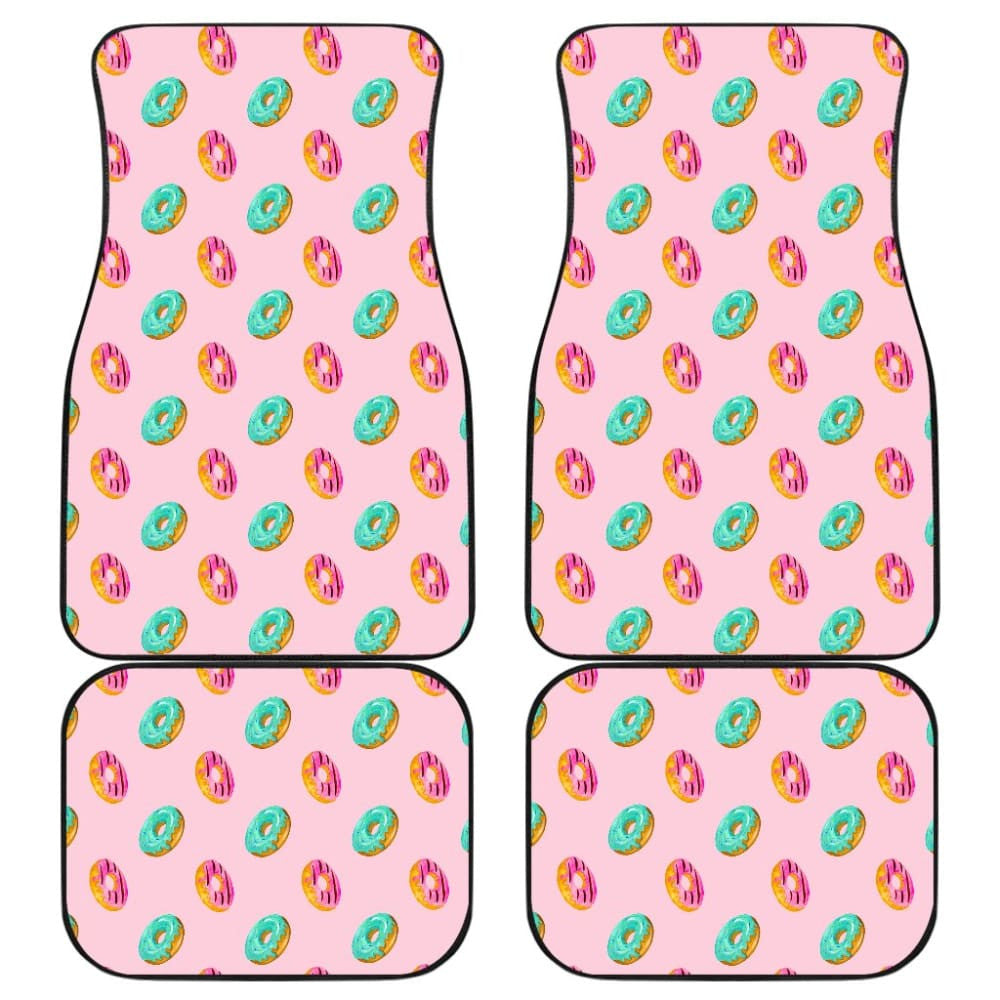 Pink Donut Car Floor Mats